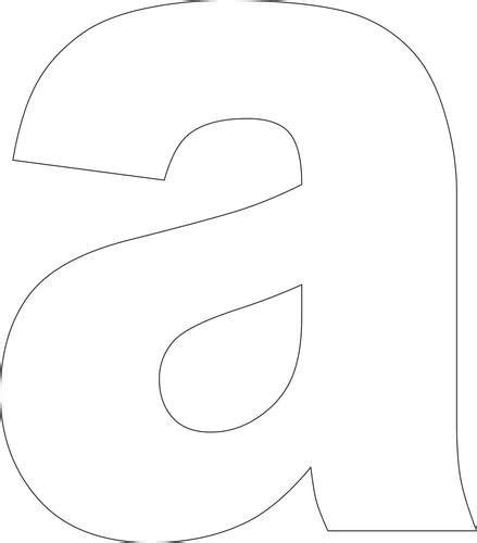 Printable Lowercase Letter Stencils Typography Pinterest Stencils