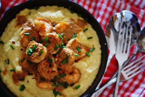 smoked gouda cheese grits and bbq shrimp southern discourse