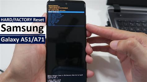 Samsung A51 Hard Reset How To Factory Reset Samsung Galaxy A51a71