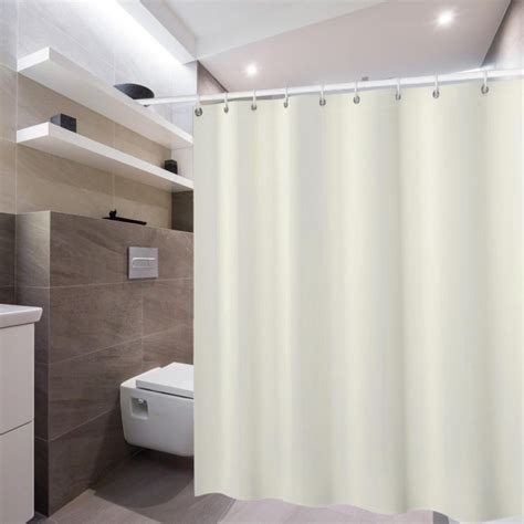 Bathroom Shower Curtain 71 W59 H Waterproof Mold Proof Shower Curtain Linerheavy Duty Fabric