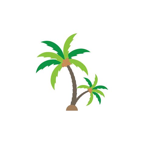 Palm Tree Graphic Design Template Vector Palm Illustration Png And