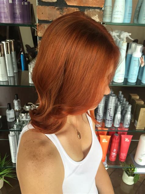 Gorgeous Copper Color Wella Long Hair Styles Hair Hair Makeup