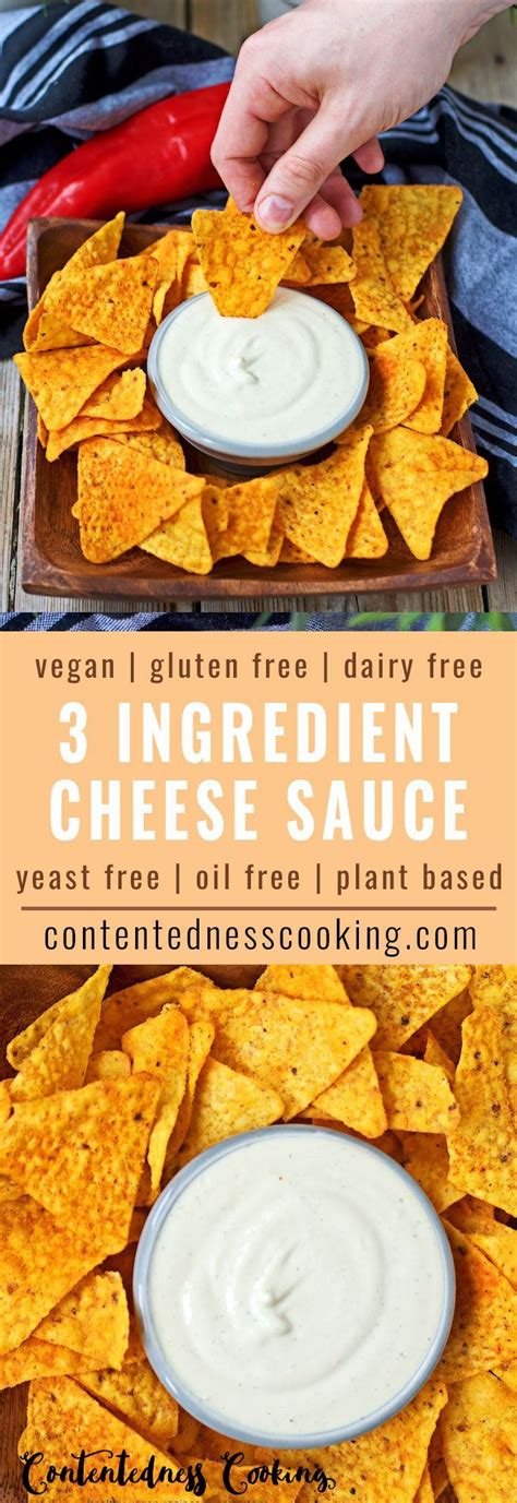 Vegan Cheese Sauce This Easy Recipe Contains Only 3 Ingredients And It