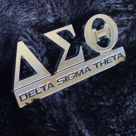 Delta Sigma Theta Sorority Inc Car Decal Etsy