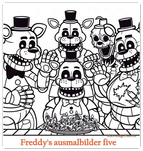 Freddy S Ausmalbilder Five Nights 02 By Malvorlagetiere De