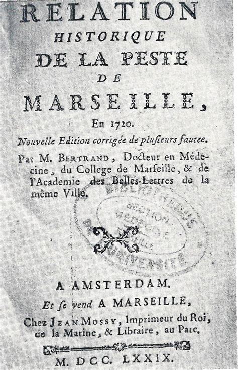 Grasse Mat 25 Mai 1720 La Peste Débarque à Marseille May 25 1720