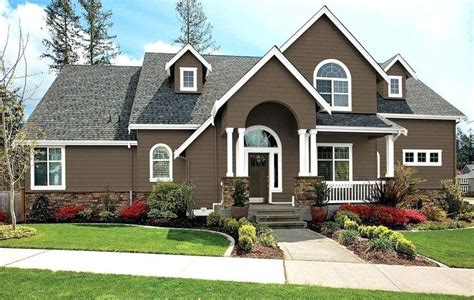 Image Result For Exterior Paint Chocolate Brown With White Trim House
