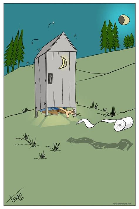 Cartoon Outhouse Outhouse Bathroom Humor Out Houses