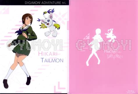 Digimon Adventure Tri Hikari Yagami And Tailmon Bluecttncndy