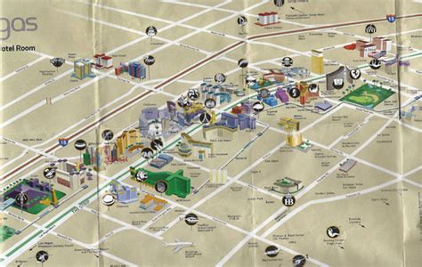 Large Detailed Las Vegas Downtown Map Maps Of All
