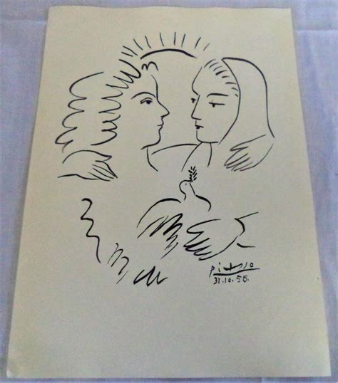 Sold Price Signed Picasso After Ink On Cardstock Invalid Date EDT