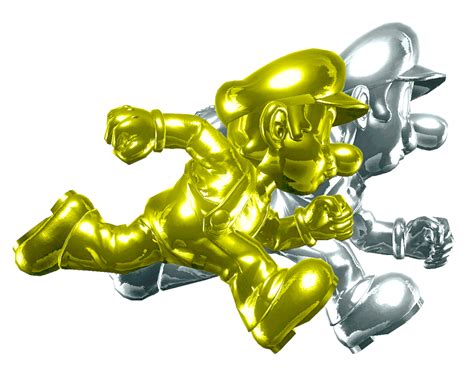 Image Gold Mario And Silver Luigi Hdpng Fantendo Nintendo