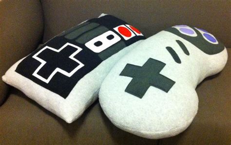 Controller Pillow Duo Set Video Game Room Decor Geek Decor Pillows