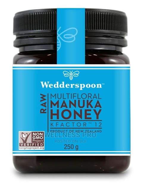 Wedderspoon Kfactor 12 RAW Manuka Honey 250g WELLNESS PRO