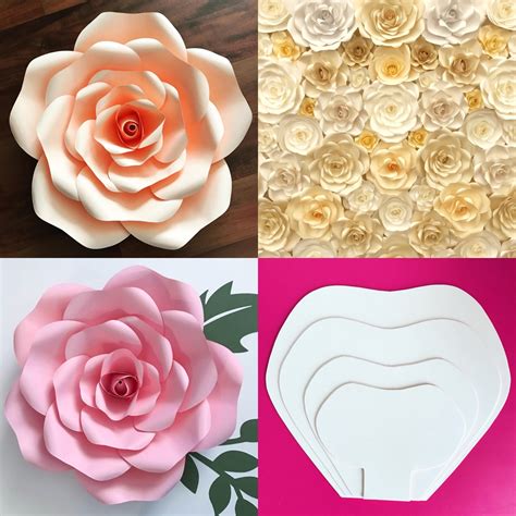 Moldes De Flor De Papel Para Imprimir