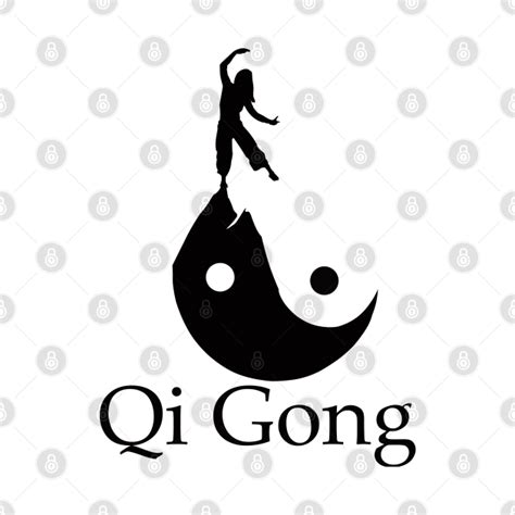 Silhouette Desing Art Of Qigong Qigong T Shirt Teepublic