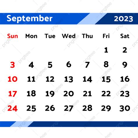 Gambar Kalender September 2023 Kalender 2023 Kalender September Png