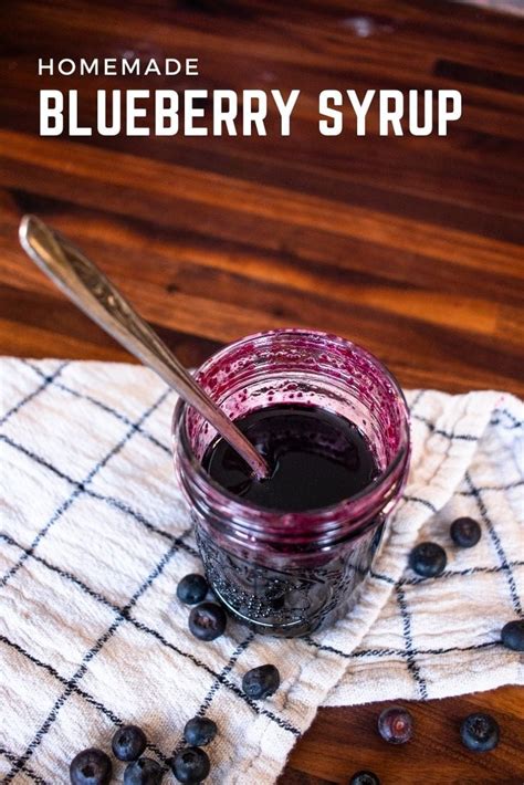 Blueberry Syrup Recipe Longbourn Farm