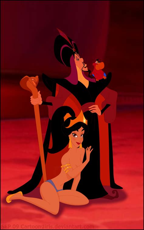 Rule 34 Aladdin Cartoongirls Disney Female Human Iago Jafar Male