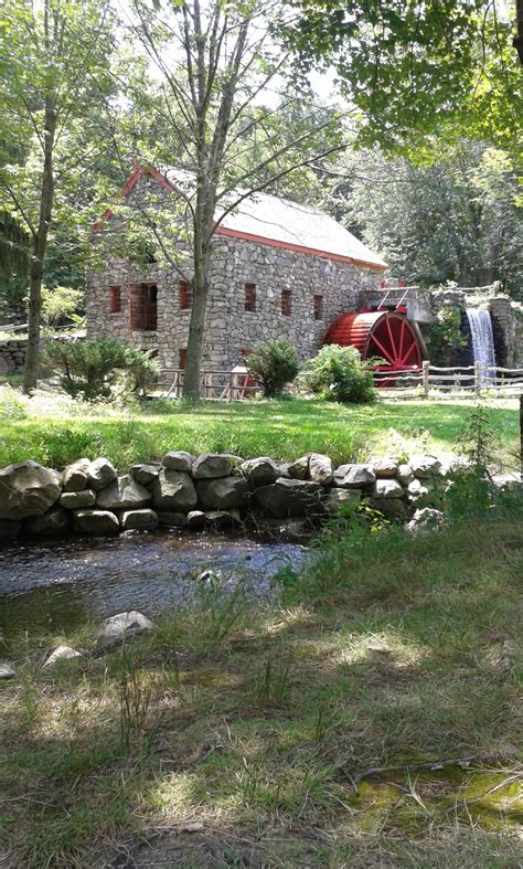 The Grist Mill National Historic Landmark Sudbury Massachusetts