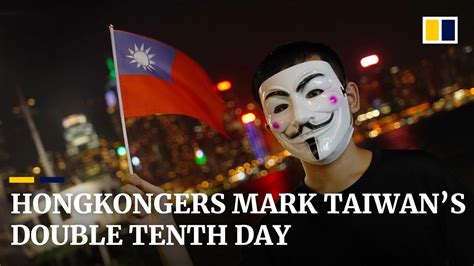 Hongkongers Show Solidarity With Taiwanese People In Double Tenth Day
