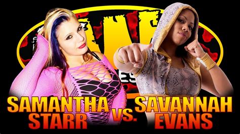 Samantha Starr Vs Savannah Evans Cwa Pro Wrestling 5 13 2017 Youtube
