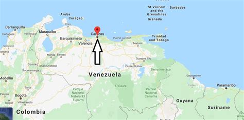 Where Is Caracas Located What Country Is Caracas In Caracas Map