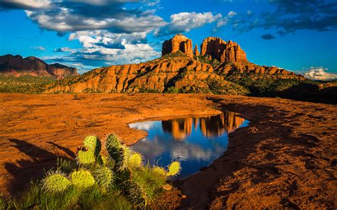 Landscapes of north america by country. Landscape-Nature-Cathedral Rock in Sedona-Arizona-United ...