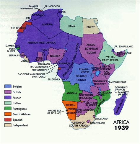 Ww2 Africa Map Map Of Africa