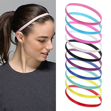 Anti Slip Thin Elastic Sports Headband Price 295 And Free Shipping