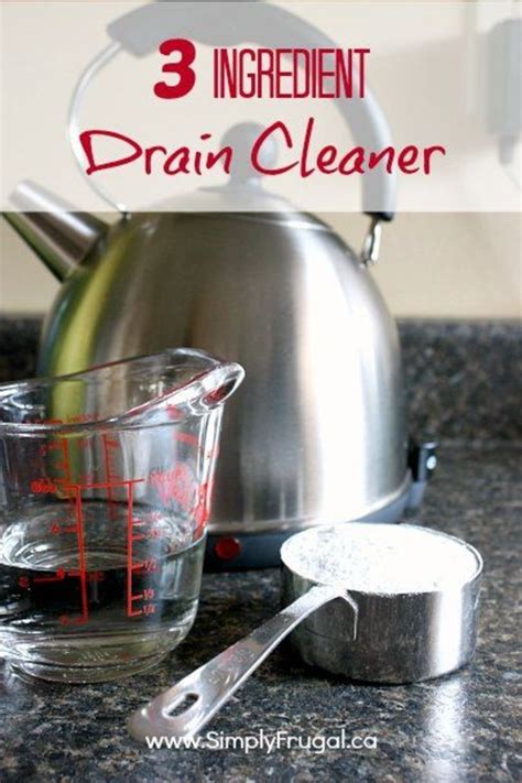 Diy Natural Drain Cleaner Homemade Cleaners Recipes Diy Natural
