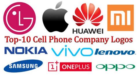 📱 Top 10 Cell Phone Company Logos