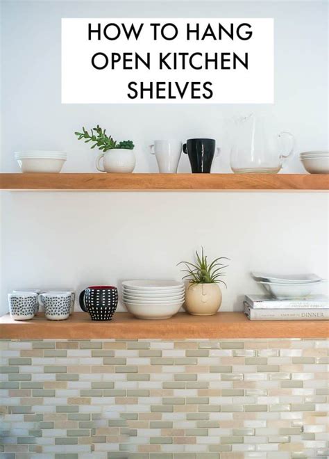 How To Build And Install Open Shelving