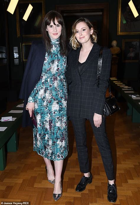Michelle Dockery Reunites With Downton Abbey Co Star Laura Carmichael