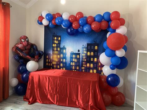 Spider Man Garland Fiesta De Spiderman Decoracion Fiesta De
