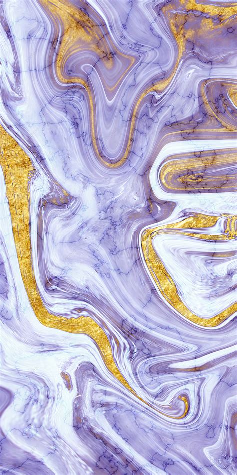 Purple Gold Marble Wallpaper