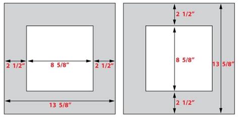 The Size And Width Of A Rectangleed Area With Measurements For Each