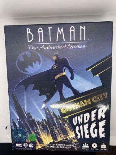 Batman The Animated Series Gotham City Under Siege Board Game Used