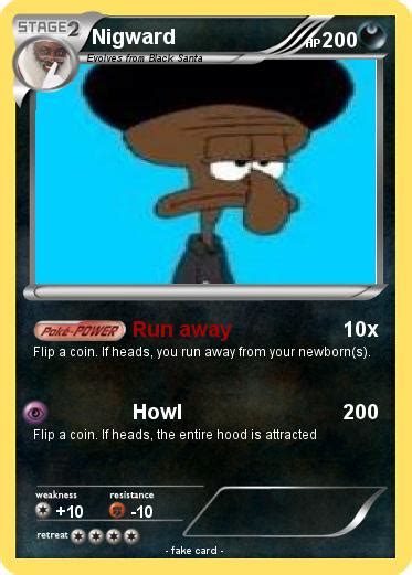 Pokémon Nigward 4 4 Run Away My Pokemon Card