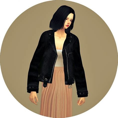 Acc Leather Jacket At Marigold Sims 4 Updates