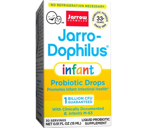 Jarro Dophilus Infant Drops Probiotic With Billion Bifidobacterium Infantis Per Serving