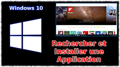Tuto Windows Rechercher Et Installer Une Application Youtube