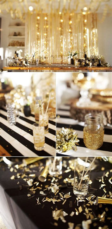 gold  year party decor homemydesign