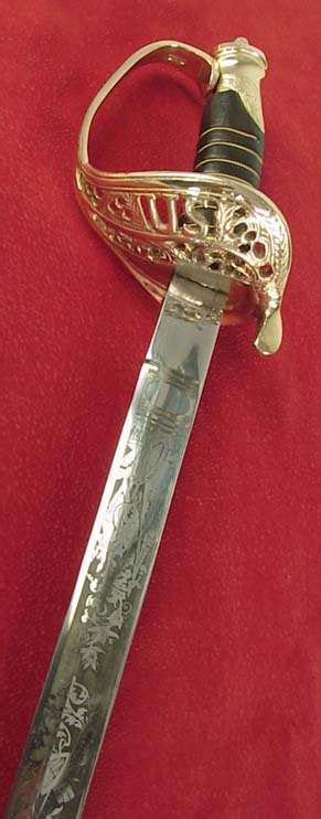 Us Artilery Civil War Sword