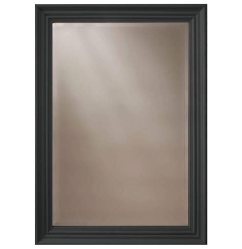Black framed bathroom mirror uk. Heritage Edgeware Onyx Black Wooden Framed Mirror 660 x 910mm