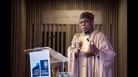 He Chief Olusegun Obasanjo How To Drive Transformational Change In