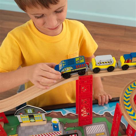Kidkraft Airport Express Train Set And Table In Espresso 3 Years