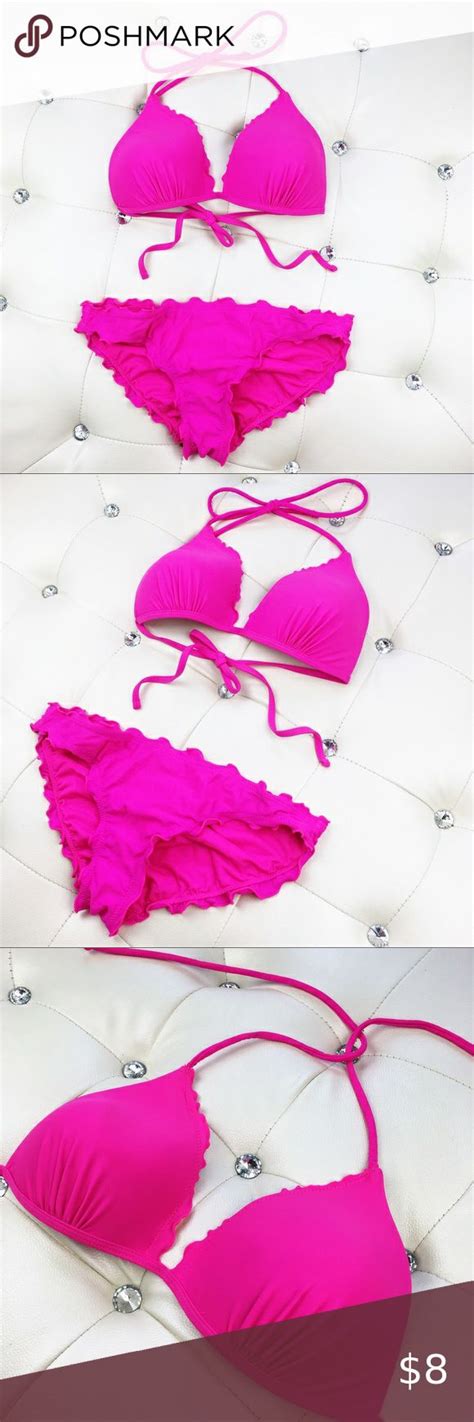 👙 5 For 25 Hot Pink Bikini Set Pink Bikini Set Pink Bikini Hot Pink Bikini