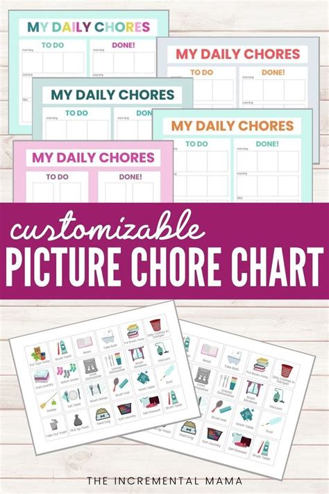 Get Your Kid On Routine And Doing Chores With This Customizable Picture