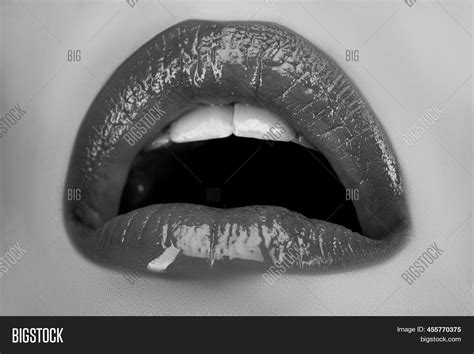 Sexy Lip Open Female Image And Photo Free Trial Bigstock